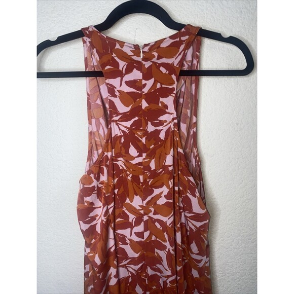 august 1 eight Floral Tank slip Dress Whimsical Fairy feminine romantic sexy L - Picture 5 of 10